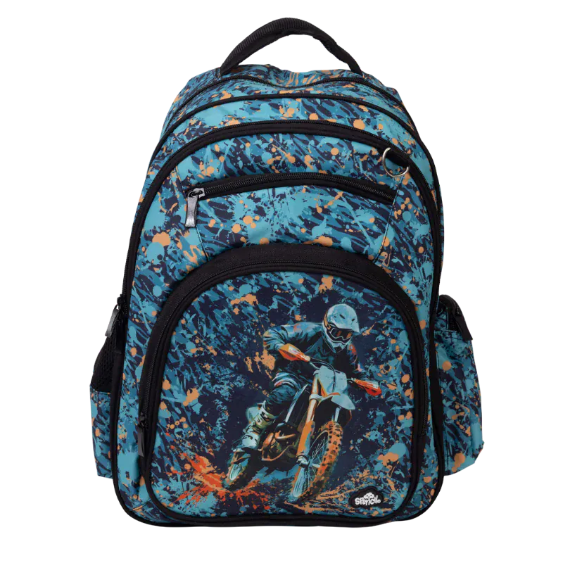 Spencil Back to School Spencil Backpack Moto Camo Trax