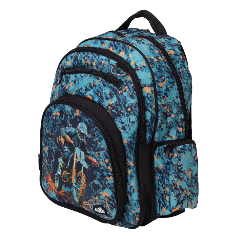 Spencil Back to School Spencil Backpack Moto Camo Trax