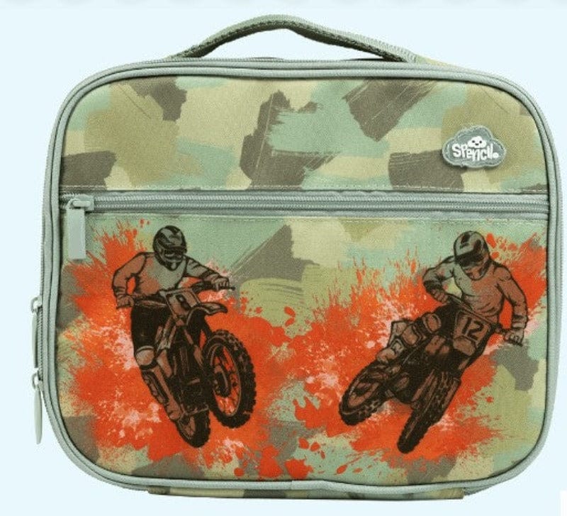Spencil Back to School Spencil Big Cooler Lunch Bag Camo Biker