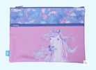 Spencil Back to School Spencil Pencil Case A4 Twin Zip Unicorn Magic