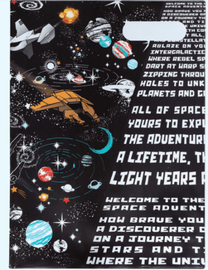 Spencil Back to School Spencil Scrapbook Covers Space Adventures