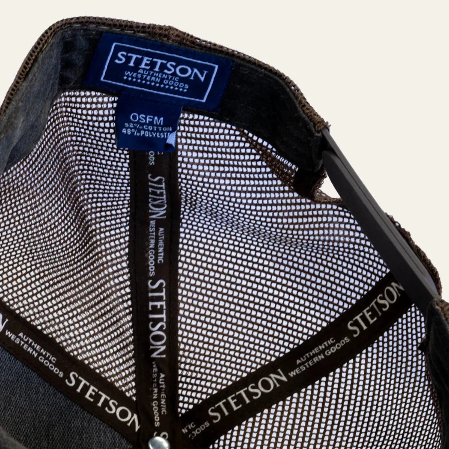 Stetson Caps Brown Stetson Cap Spirit of the West Trucker