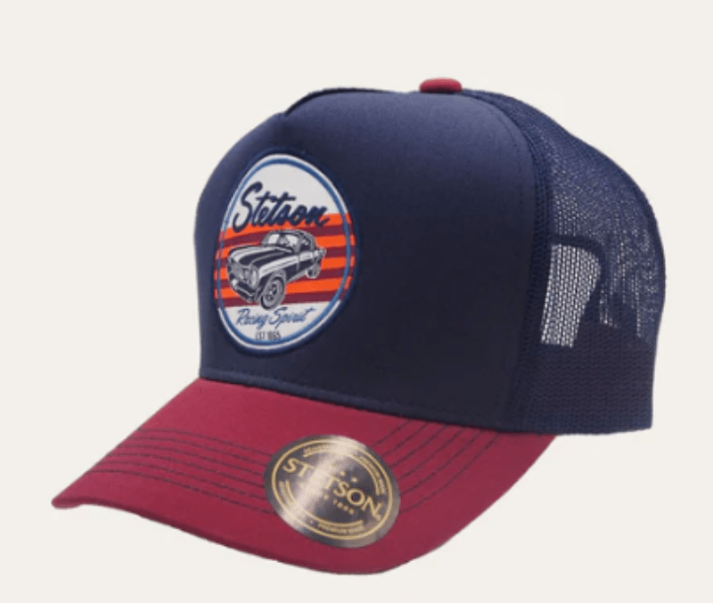 Stetson Caps Navy/Red Stetson Cap Trucker Racing Spirit