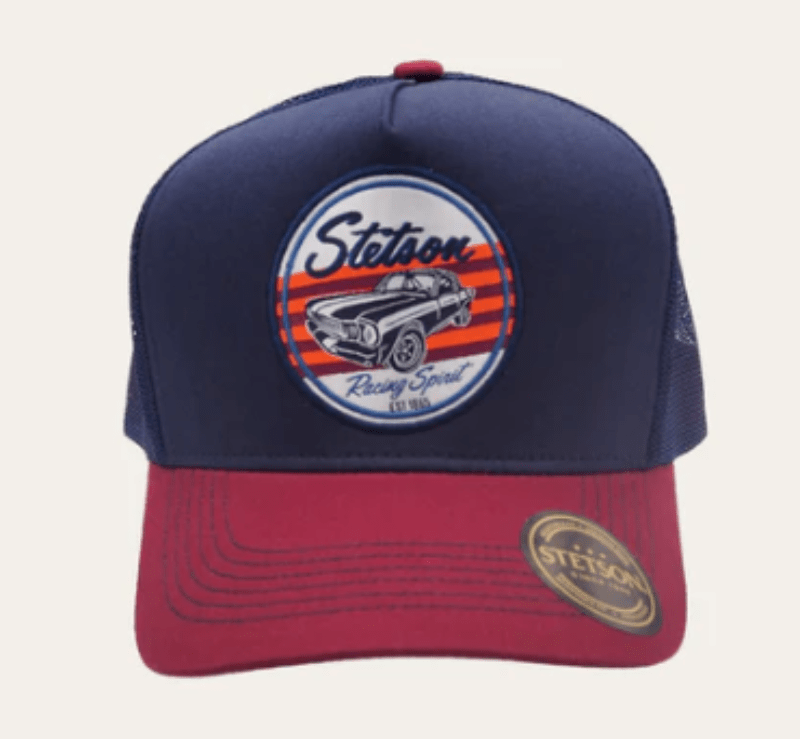 Stetson Caps Navy/Red Stetson Cap Trucker Racing Spirit