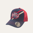 Stetson Caps Navy Stetson Cap Kids Vintage Racing Trucker