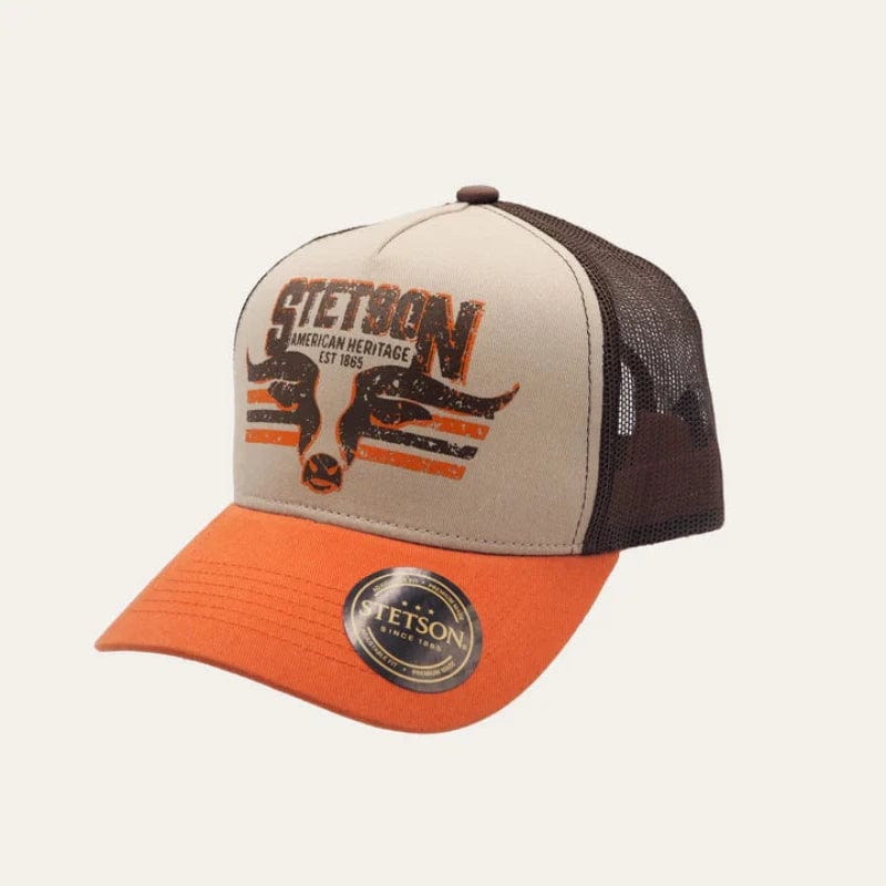 Stetson Caps Stetson Cap Trucker Longhorn
