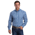 Stetson Mens Shirts S / Blue Stetson Shirt Mens Collection Plaid