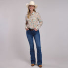Stetson Womens Shirts Stetson Shirt Womens Collection Print