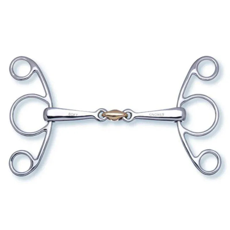 Stubben Bits Cob/12.5cm Stubben Bit 2in1 Butterfly Snaffle Copper Link