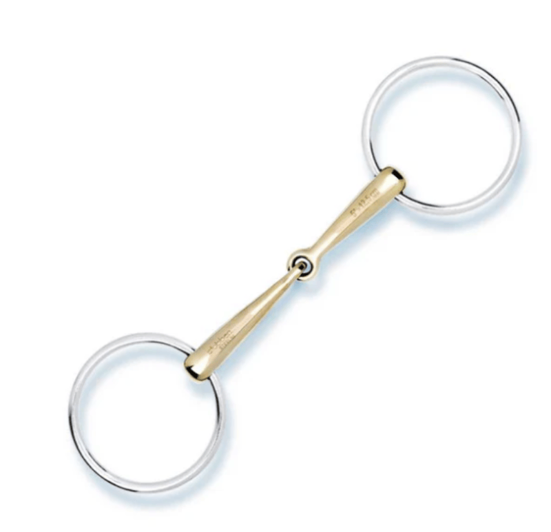 Stubben Bits Cob/12.5cm Stubben Bit Loose Ring Single Joint Copper Mouth