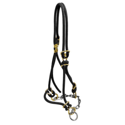 Studmaster Cattle Products Black Stud Master Bull Halter Rope Brass