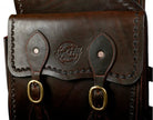 Syd Hill Saddle Accessories Havana Brown Syd Hill Saddle Bag Double