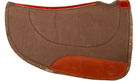 Syd Hill Saddle Pads Western 12mm / Brown Syd Hill Saddle Pad Contoured Barrel