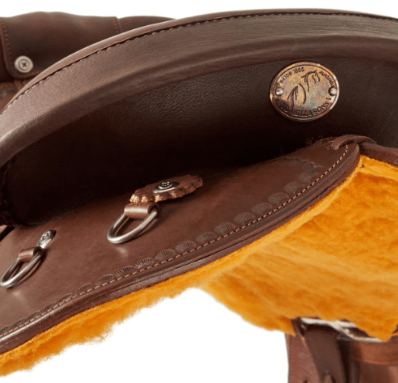 Syd Hill Saddles 16in / Brown Syd Hill Saddle Premium Half Breed Adjustable