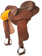 Syd Hill Saddles 16in / Brown Syd Hill Saddle Premium Half Breed Adjustable