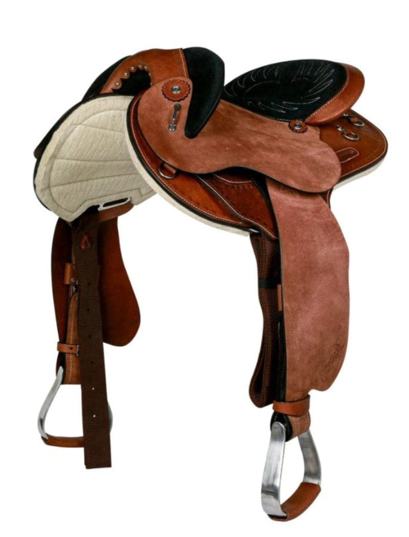 Syd Hill Saddles 16in / Rough Out Syd Hill Saddle Gibson Half Breed Rough out