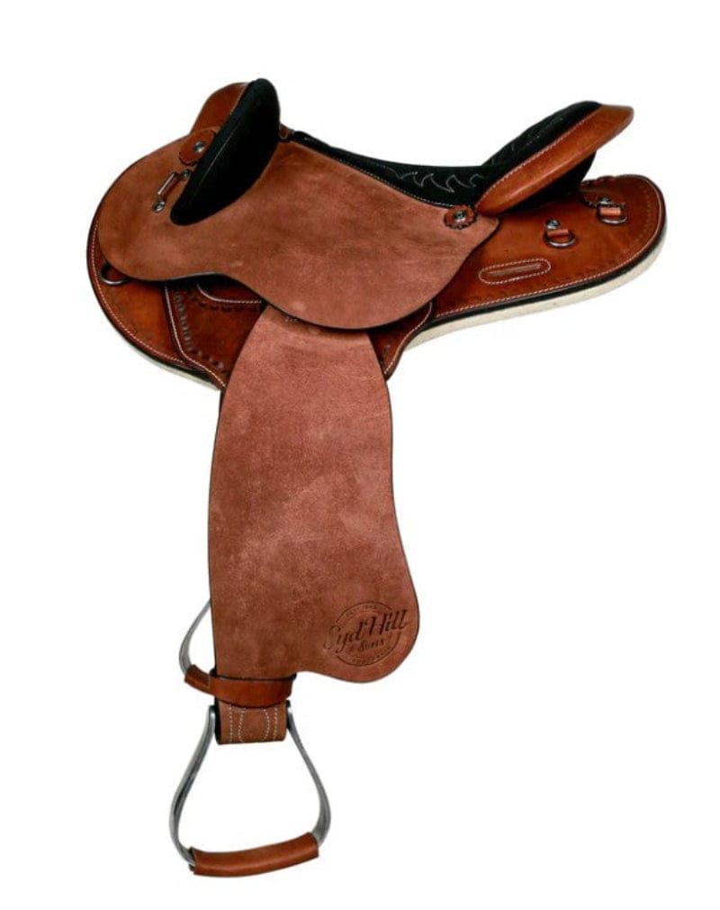 Syd Hill Saddles 16in / Rough Out Syd Hill Saddle Gibson Half Breed Rough out