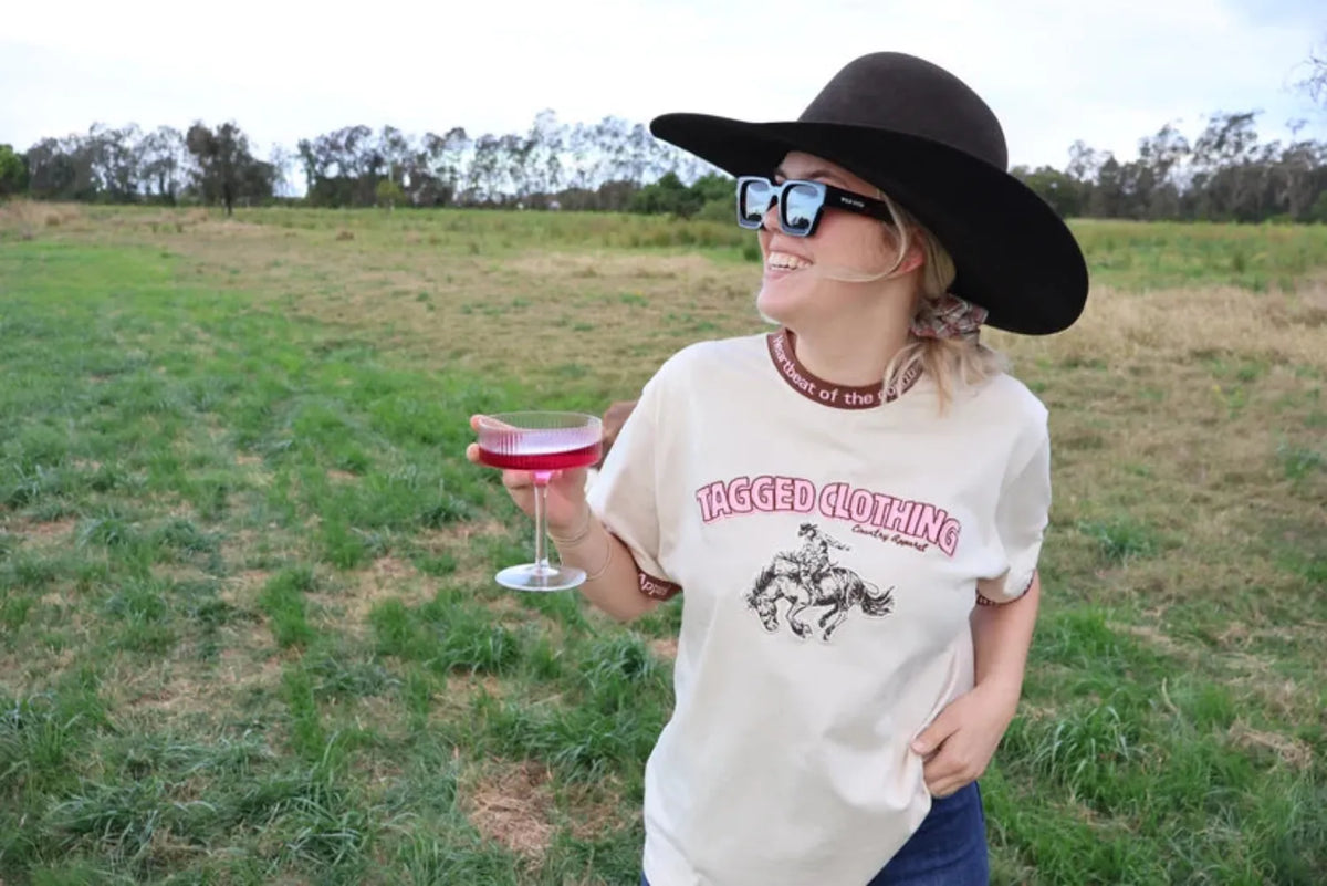 Tagged Clothing Womens Shirts Tagged Clothing Tee Womens Bronc Oversized
