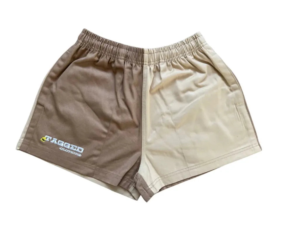 Tagged Clothing Womens Shorts- Skirts - Dresses XS / Tan Tagged Clothing Shorts Womens Work Drill