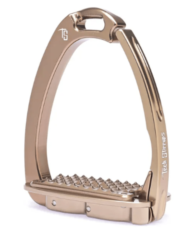Tech Stirrups Stirrups Rose Gold Tech Stirrups Venice Sloped Safety Jumping/Cross Country (TSVSE)