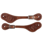 Texas Tack Spur Straps Floral Embossed Spurs Straps (TEX7525)
