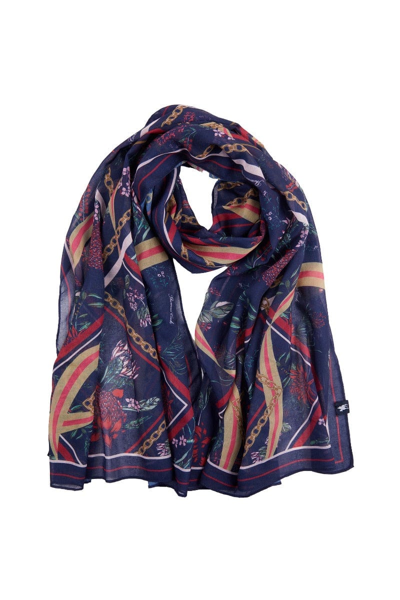 Thomas Cook Bandanas & Scarves Navy Thomas Cook Scarf Flora