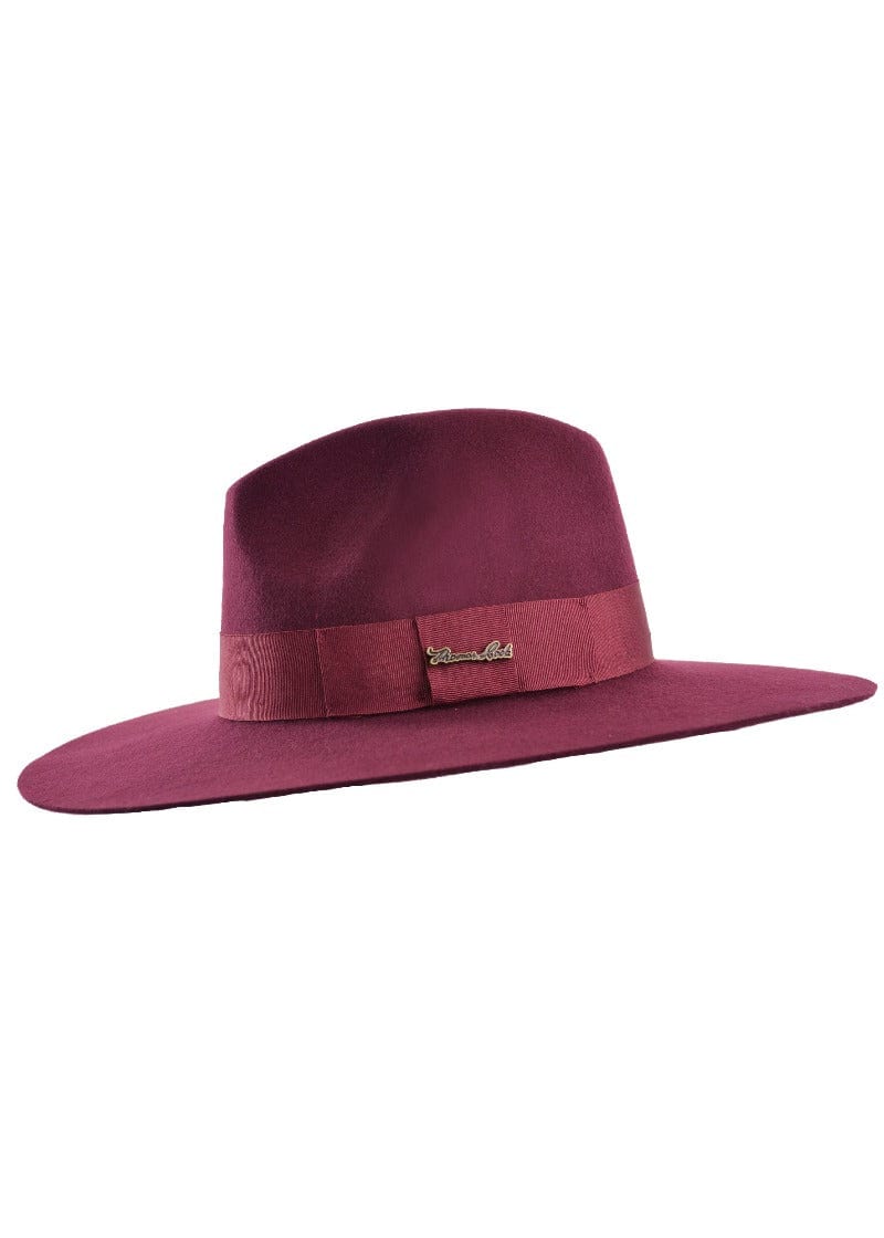 Thomas Cook Hats 55cm / Wine Thomas Cook Augusta Wool Felt Hat (TCP1909HAT)