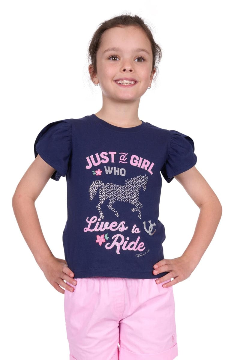 Thomas Cook Kids Shirts 04 / Navy Thomas Cook Tee Girls Heidi