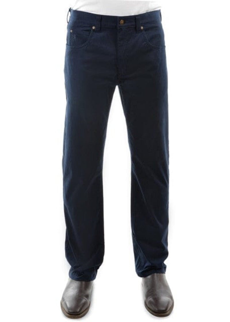 Thomas Cook Mens Jeans Thomas Cook Mens Stretch Comfort Waist Moleskins Navy 32 Leg (TCP1239007)