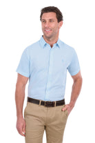 Thomas Cook Mens Shirts M / Light Blue Marle Thomas Cook Shirt Mens Linen