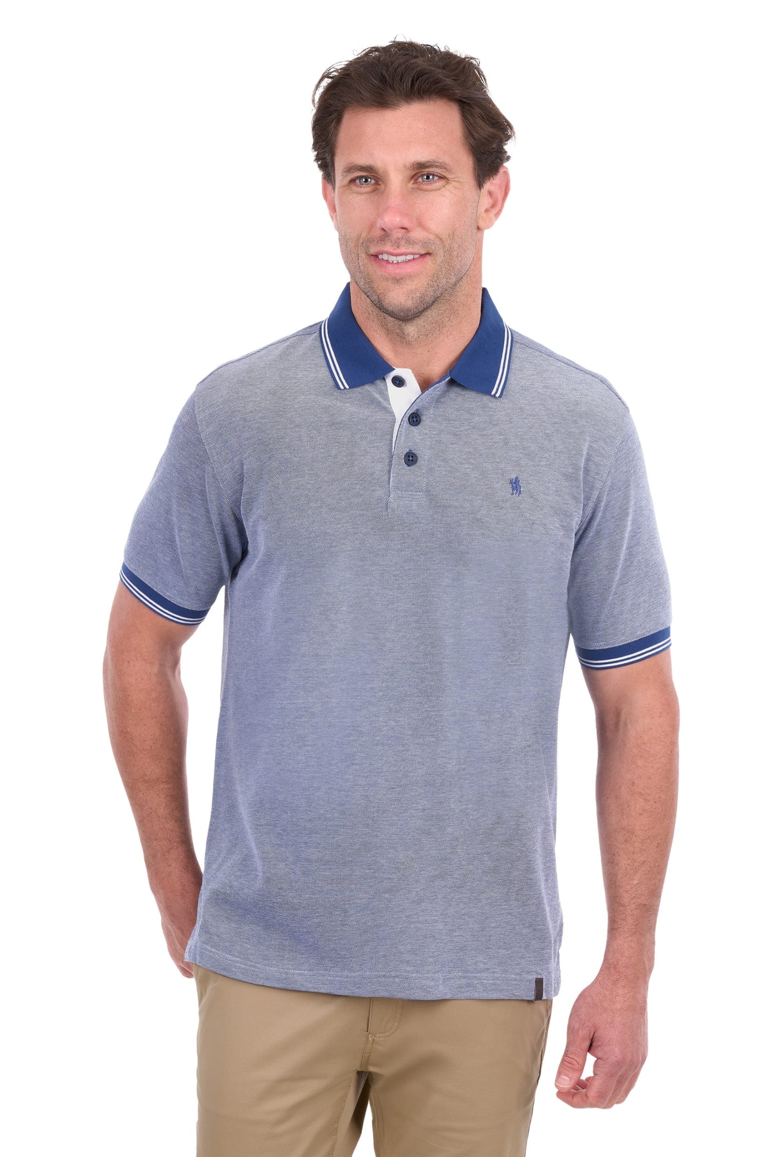 Thomas Cook Mens Shirts S / Charcoal Thomas Cook Polo Mens Chris Tailored