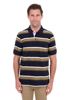 Thomas Cook Mens Shirts S / Navy/Tan Thomas Cook Polo Mens Vincent