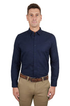 Thomas Cook Mens Shirts S / Navy Thomas Cook Shirt Mens Tailored Linen