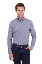 Thomas Cook Mens Shirts S / Navy/White Thomas Cook Shirt Mens Luca Tailored
