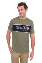Thomas Cook Mens Shirts S / Olive/Navy Thomas Cook Tee Mens Jay