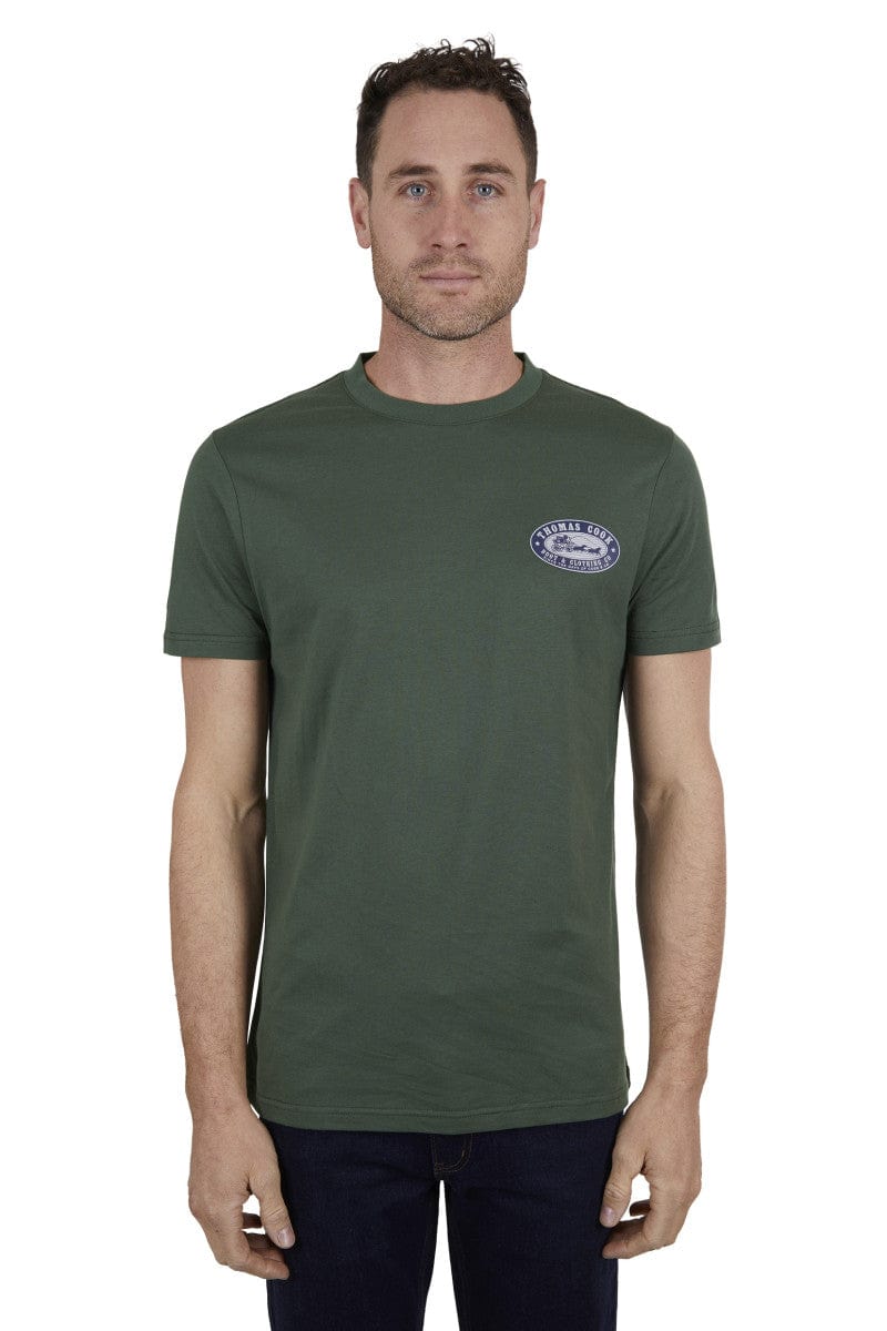 Thomas Cook Mens Tops S / Green Thomas Cook Tee Mens Oval