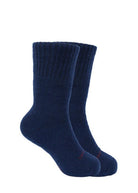 Thomas Cook Socks 8-11 / Navy Thomas Cook Socks Mens Merino Wool Twin Pack