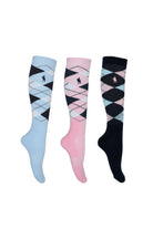 Thomas Cook Socks WMN 2-7 / Navy/Pink/Blue Thomas Cook Womens 3 Pack Riding Socks