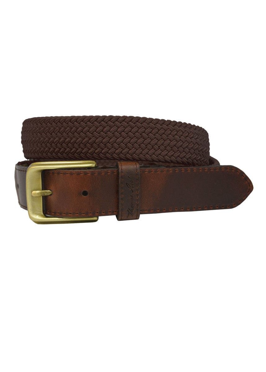 Thomas Cook Womens Belts M / Brown/Brown Thomas Cook Belt Comfort Waist