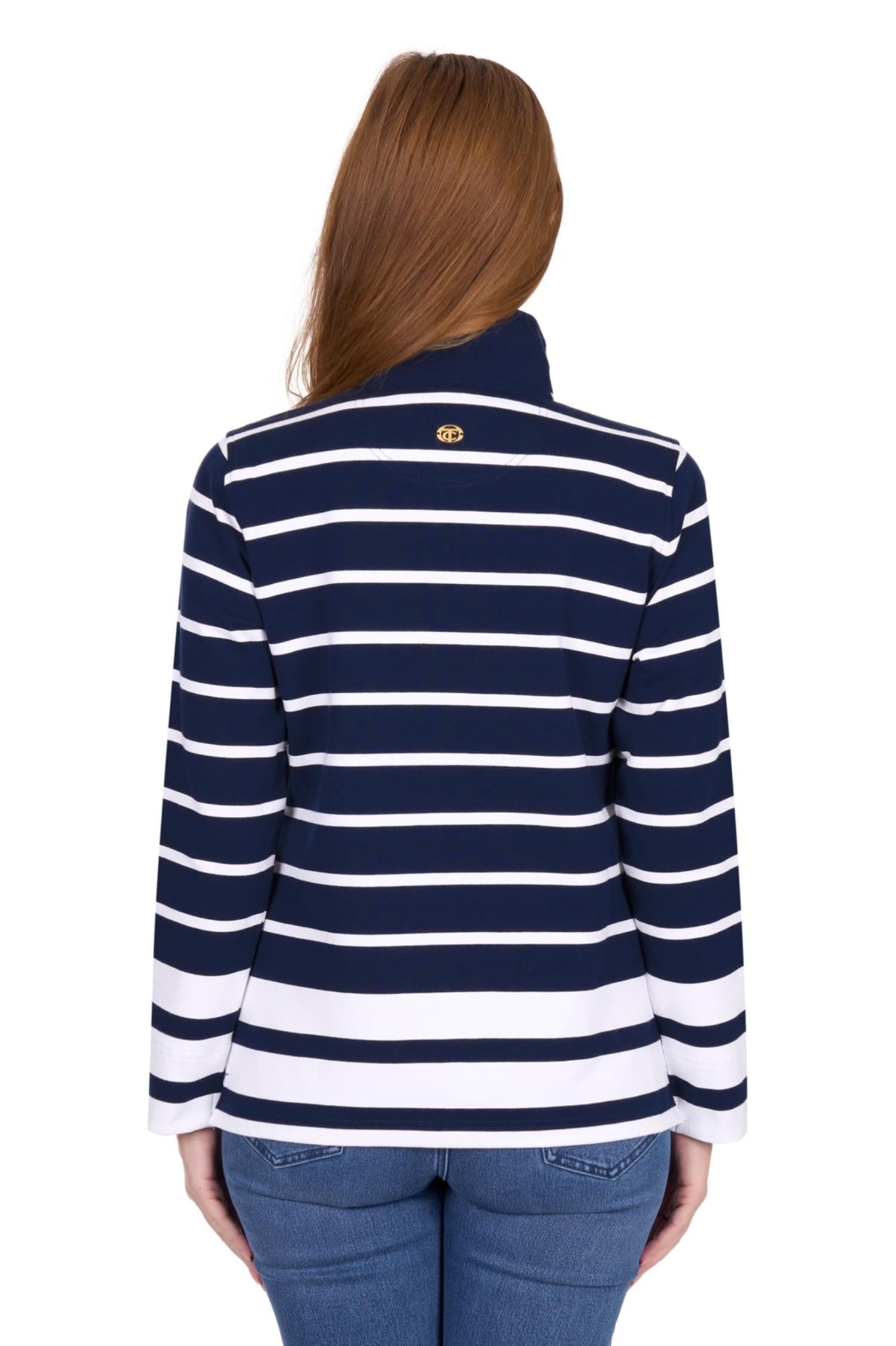 Thomas Cook Womens Jumpers- Jackets - Vests Thomas Cook Jumper Womens Ava 1/4 Zip Rugby
