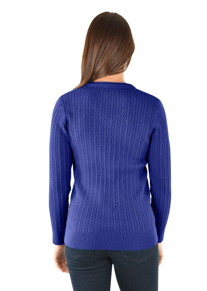 Thomas Cook Womens Jumpers, Jackets & Vests Thomas Cook Jumper Womens Cable Knit (T3W2500179)