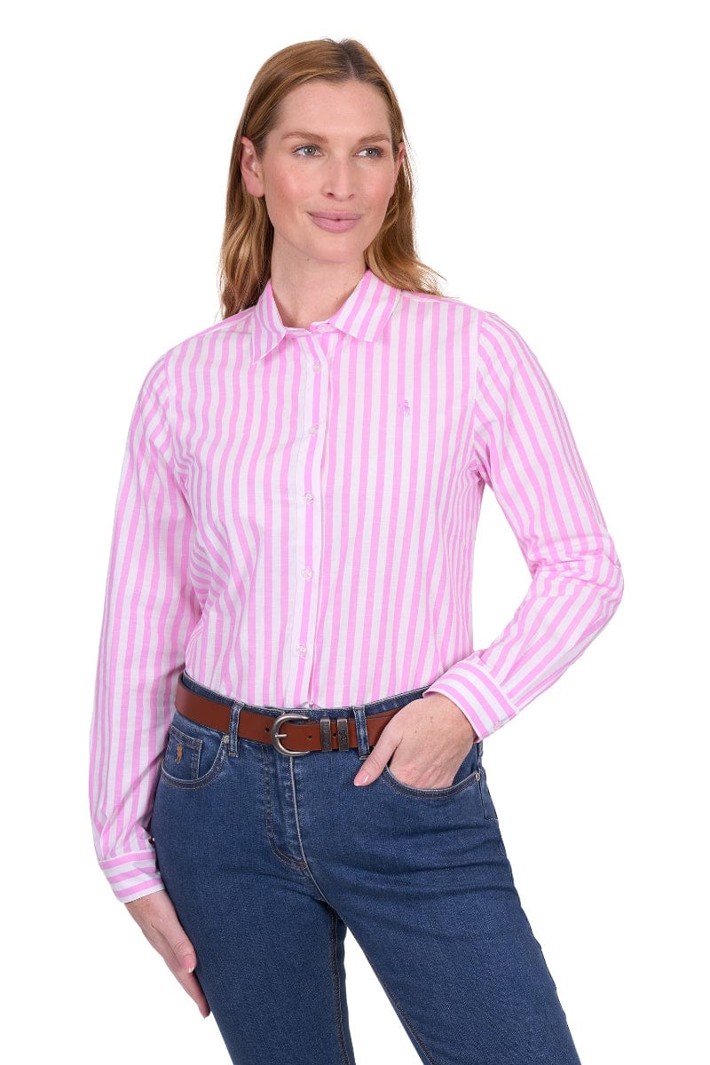 Thomas Cook Womens Shirts 08 / Pink/White Thomas Cook Shirt Womens Charlotte
