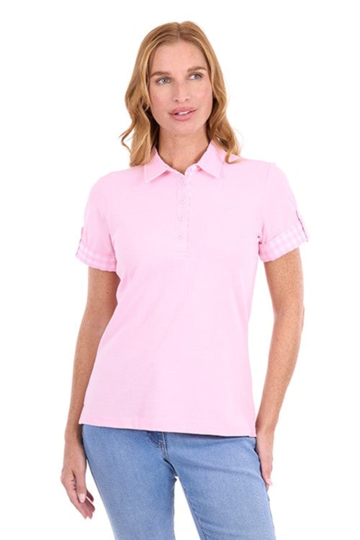 Thomas Cook Womens Shirts 10 / Pale Pink Thomas Cook Polo Womens Nancy