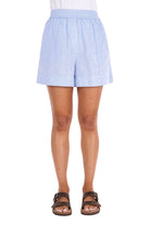 Thomas Cook Womens Shorts- Skirts - Dresses 08 / Blue/White Thomas Cook Shorts Womens Abby Linen Rugger