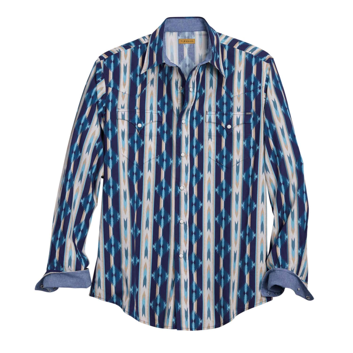 Tin Haul Mens Shirts S / Blue Tin Haul Shirt Mens Collection Print