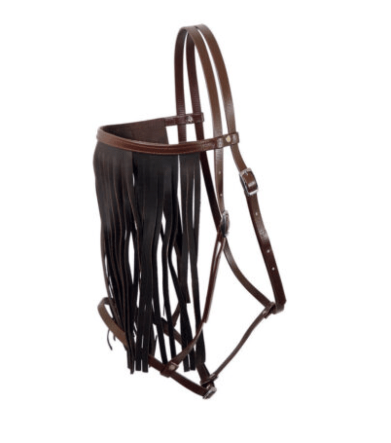 Toowoomba Saddlery Bridles Full / Brown Fly Veil Headstall PVC