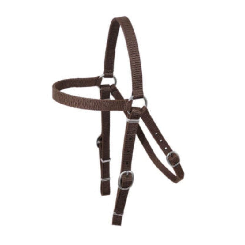 Toowoomba Saddlery Bridles Full / Brown TS Nylon Barcoo Bridle with Stainless Fittings