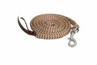 Toowoomba Saddlery Lead Ropes Beige/Brown Toowoomba Saddlery Training Lead Bull Snap End