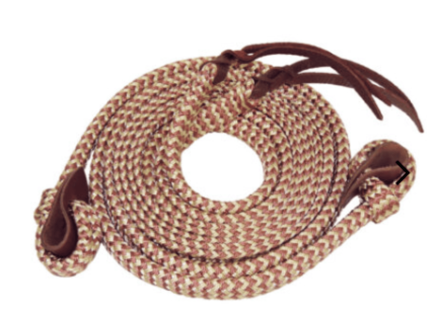 Toowoomba Saddlery Reins Beige/Brown Toowoomba Campdraft Reins