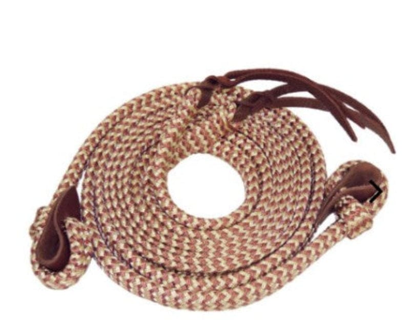 Toowoomba Saddlery Reins Beige/Brown Toowoomba Saddlery Pro Series Campdraft Reins